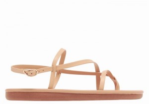 Ancient Greek Sandals Alethea Ženske Back-Strap Sandals Bež | BNS8738JU