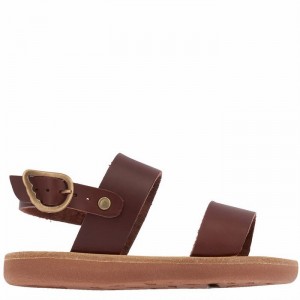 Ancient Greek Sandals Little Clio Soft Dječje Casual Sandals Kafe | PVG10024MX