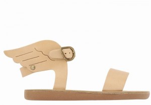 Ancient Greek Sandals Little Ikaria Soft Dječje Casual Sandals Bež | WYO2834LQ