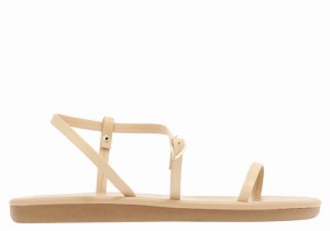 Ancient Greek Sandals Niove Ženske Back-Strap Sandals Bež | VVV10035LL