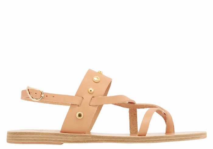 Ancient Greek Sandals Alethea Bee Ženske Back-Strap Sandals Bež | VGC4116YV