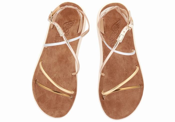 Ancient Greek Sandals Anastasia Comfort Ženske Sandale S Remenom Bijele | GYH4522RC