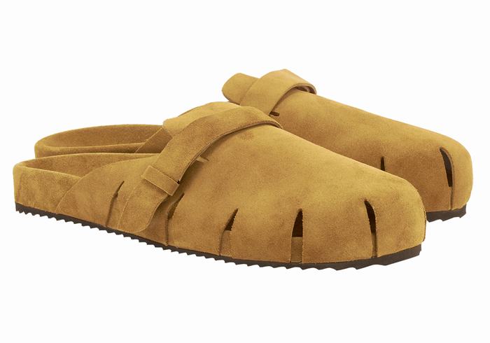 Ancient Greek Sandals Atlas Muške Papuce Smeđe | KKM2842JW