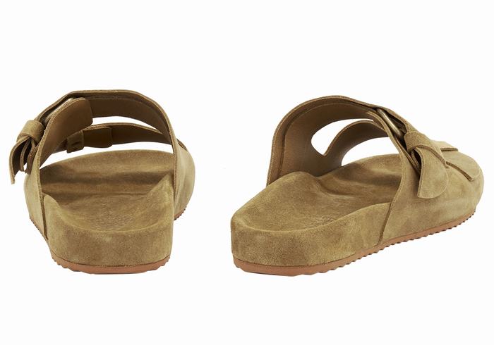 Ancient Greek Sandals Diogenis Muške Papuce Zelene | BGI4555RV