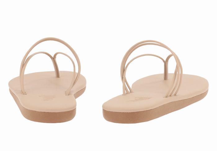 Ancient Greek Sandals E Ženske Japanke Bež | VVT3996ZJ