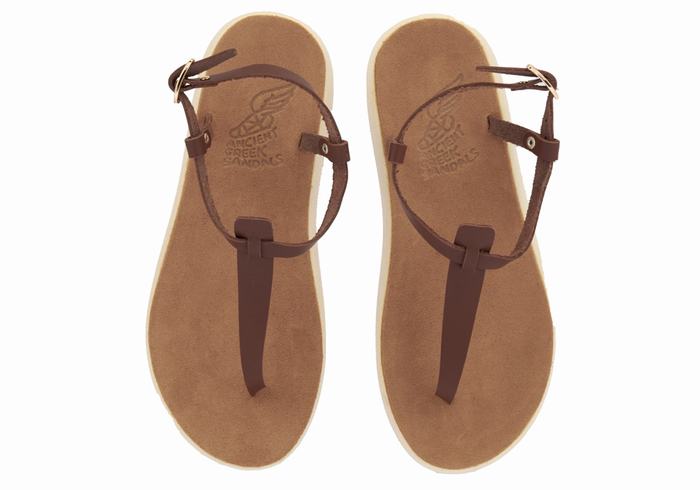 Ancient Greek Sandals Lito Comfort Ženske Back-Strap Sandals Kafe | EFJ7819YN