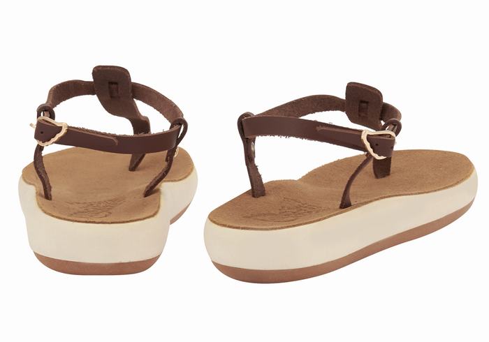 Ancient Greek Sandals Lito Comfort Ženske Back-Strap Sandals Kafe | EFJ7819YN