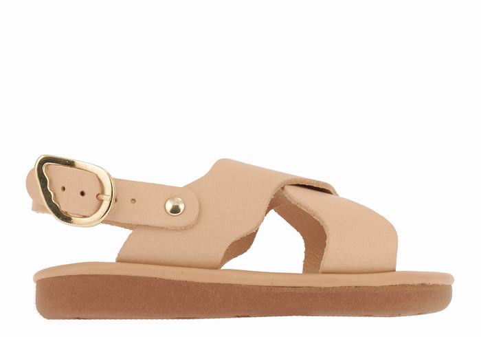 Ancient Greek Sandals Little Atokos Soft Dječje Casual Sandals Bež | BHN1249RQ