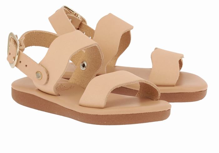 Ancient Greek Sandals Little Calamos Soft Dječje Casual Sandals Bež | ASS2864IB