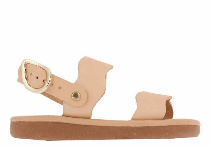 Ancient Greek Sandals Little Calamos Soft Dječje Casual Sandals Bež | ASS2864IB