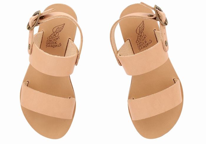 Ancient Greek Sandals Little Clio Soft Dječje Casual Sandals Bež | AAD4032OX