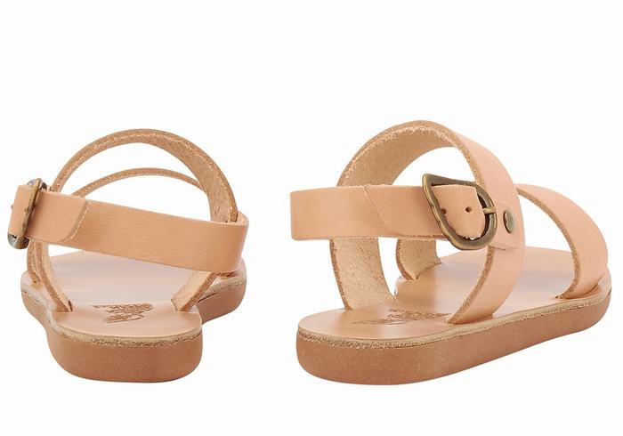 Ancient Greek Sandals Little Clio Soft Dječje Casual Sandals Bež | AAD4032OX