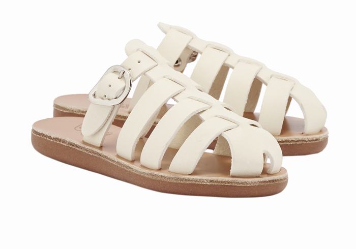 Ancient Greek Sandals Little Cosmia Soft Dječje Ribarske Sandale Bijele | TUW7562YL