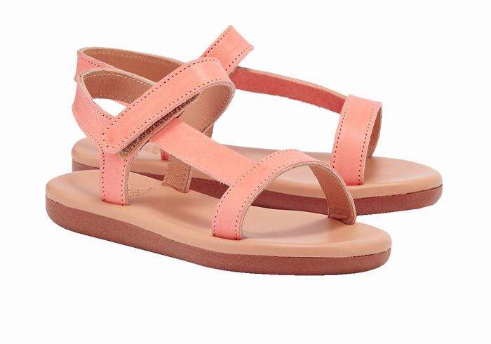 Ancient Greek Sandals Little Iasonas Soft Dječje Casual Sandals Roze | DSF3329AI