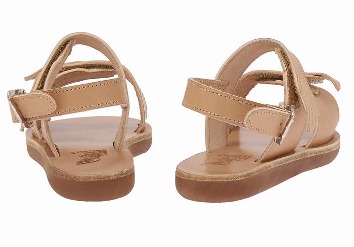 Ancient Greek Sandals Little Iliada Soft Dječje Casual Sandals Bež | IOI7385FD