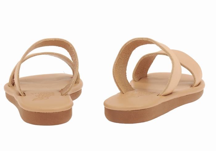 Ancient Greek Sandals Little Kastos Soft Dječje Slide Sandale Bež | ARD5511VV