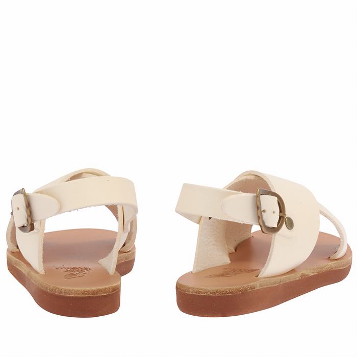 Ancient Greek Sandals Little Maria Soft Dječje Casual Sandals Bijele | LGH1482KL