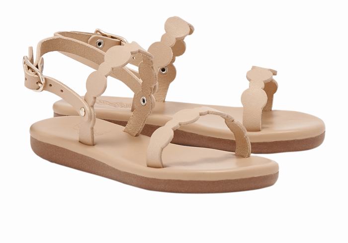 Ancient Greek Sandals Little Orion Soft Dječje Ravne Sandale Bež | MMM112AF