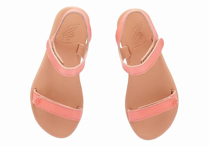 Ancient Greek Sandals Little Poros Soft Dječje Casual Sandals Roze | PNS7126SB