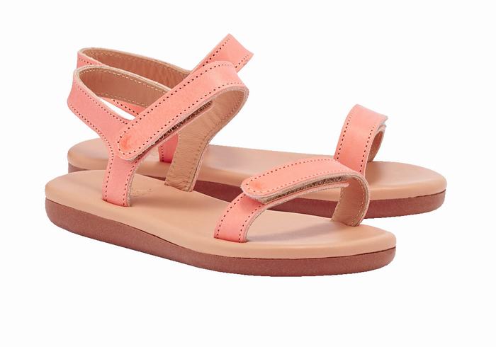 Ancient Greek Sandals Little Poros Soft Dječje Casual Sandals Roze | PNS7126SB