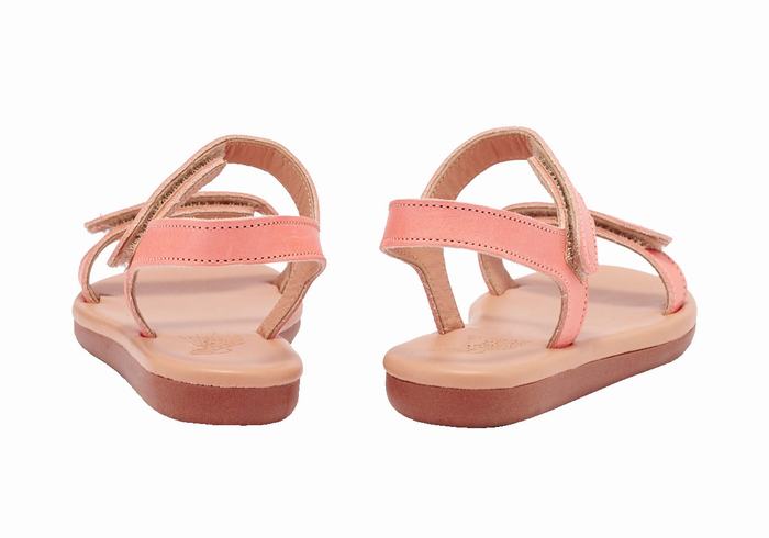 Ancient Greek Sandals Little Poros Soft Dječje Casual Sandals Roze | PNS7126SB