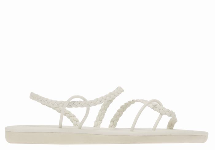 Ancient Greek Sandals Maya Ženske Pletene Sandale Bijele | VFS2368XH