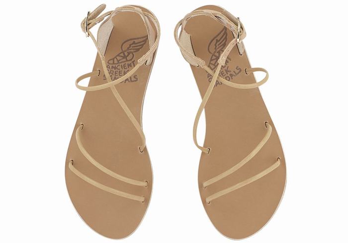 Ancient Greek Sandals Meloivia Ženske Sandale S Remenom Bež | SMZ1260WK