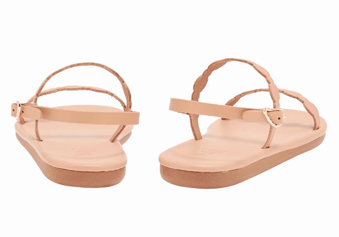 Ancient Greek Sandals Orion Ženske Back-Strap Sandals Bež | MUW7855TK