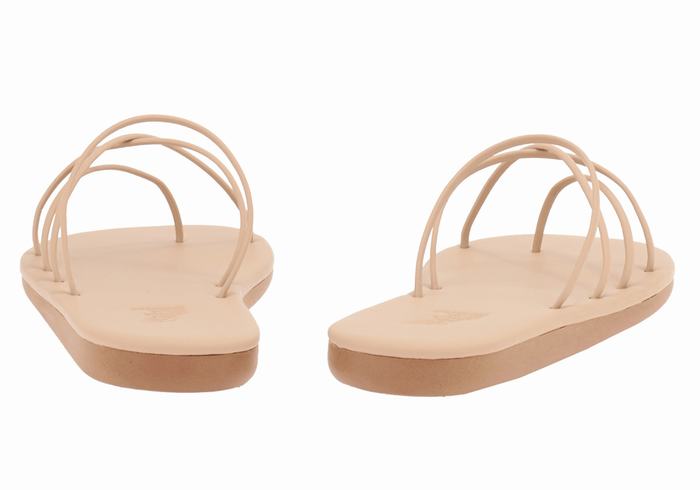 Ancient Greek Sandals Pu Ženske Slide Sandale Bež | RWY9259XP