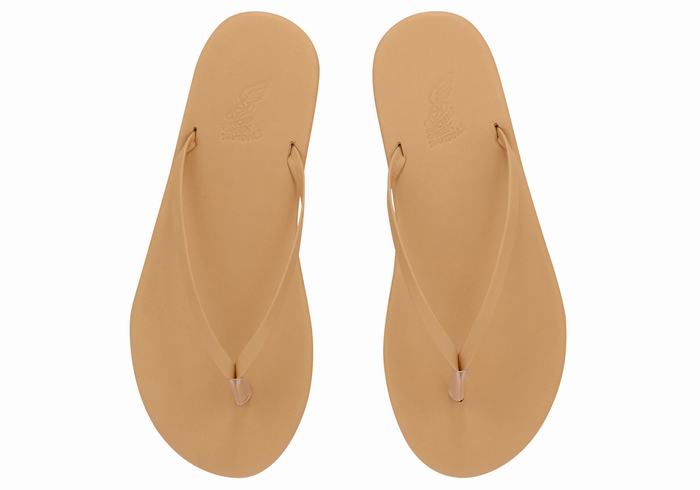 Ancient Greek Sandals Saionara Ženske Japanke Bež | CEX5676WA