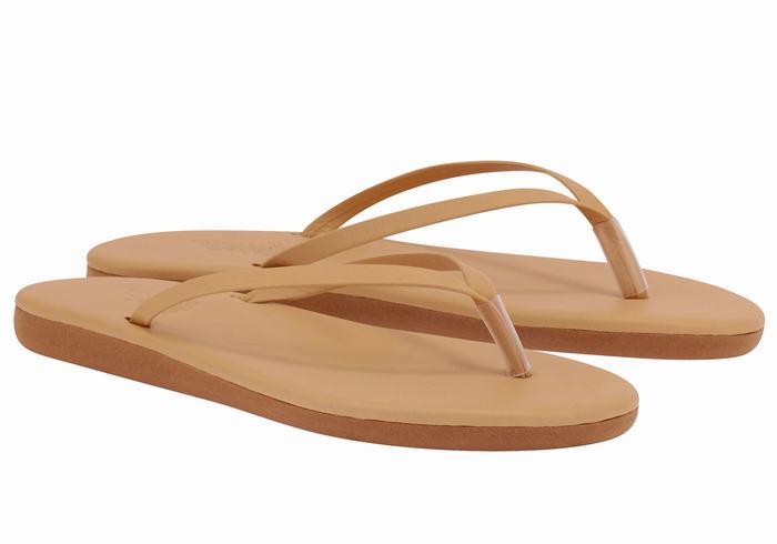 Ancient Greek Sandals Saionara Ženske Japanke Bež | CEX5676WA