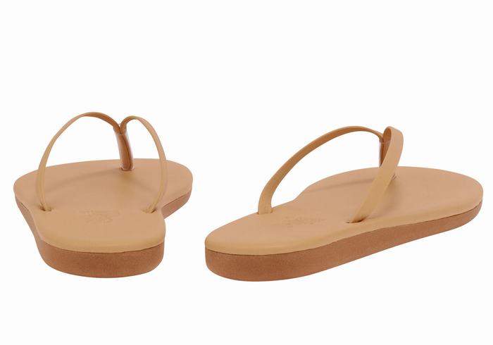 Ancient Greek Sandals Saionara Ženske Japanke Bež | CEX5676WA