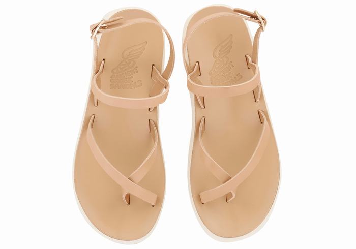 Ancient Greek Sandals Tereza Comfort Ženske Back-Strap Sandals Bež | NVR6635RC