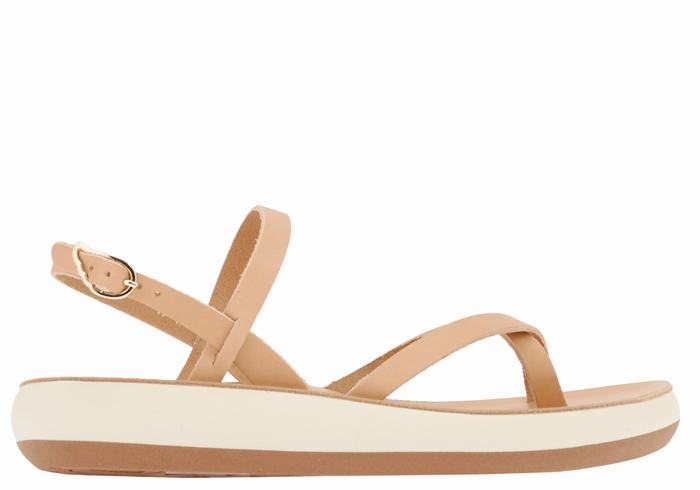 Ancient Greek Sandals Tereza Comfort Ženske Back-Strap Sandals Bež | NVR6635RC